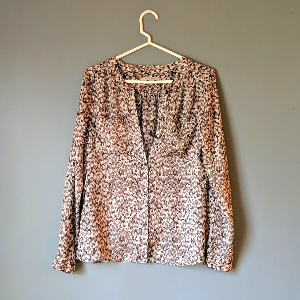 Shear button up top